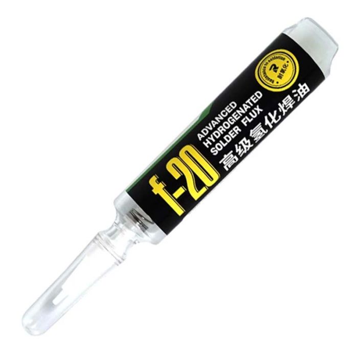 Флюс-паста Relife F20 безотмывочная / с толкателем / 10ml