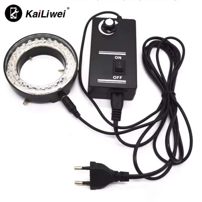 Микроскоп тринокулярный KaiLiwei K10HT-638-S008 / камера 38Мп 1080P / монитор HD 8" / 45X / HDMI / подсветка