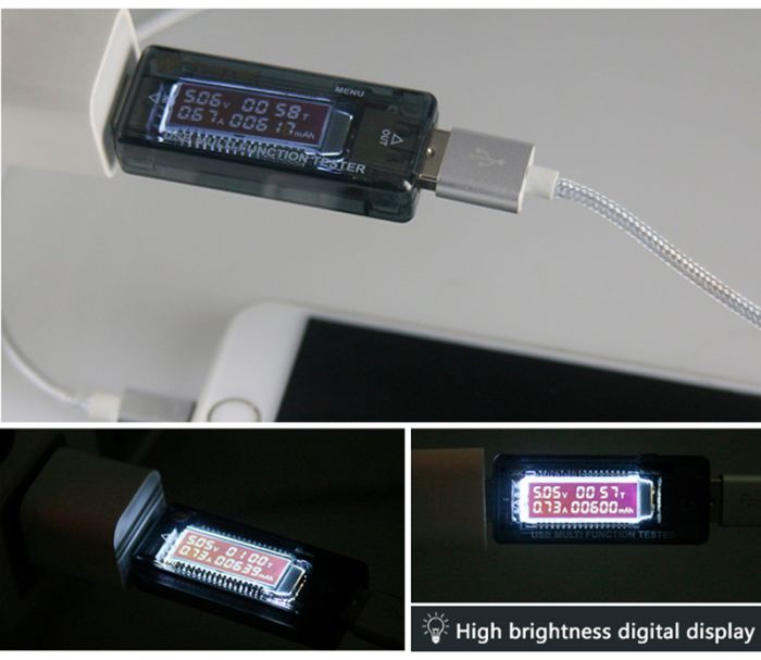 Багатофункціональний USB тестер Sunshine SS-302A QC4.0 / 2.8-30V / 5A