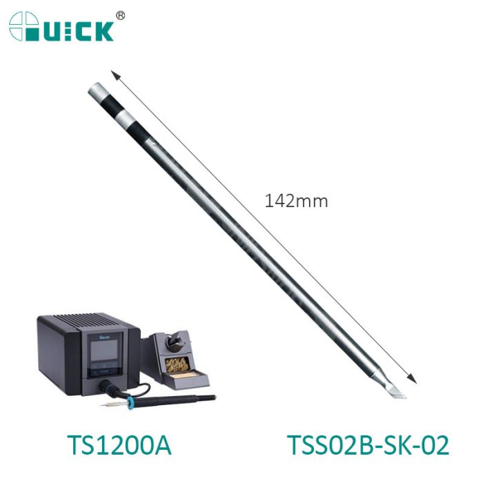Жало наконечник QUICK TSS02B-SK-02 для паяльной станции TS1200А / лезвие