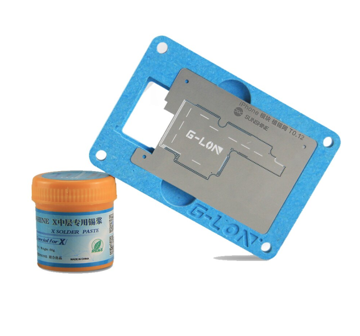 Фиксатор плат с трафаретом и BGA пастой 138 ° C Sunshine SS-032 для iPhone X