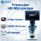 Тринокулярный микроскоп Sunshine SZM45T-B1-1600S / камера 16 Mpx /  HD дисплей 10'' 1080P / подсветка