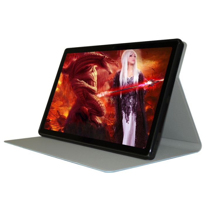 Чехол книжка для планшета Blackview Tab 11 / Tab 11 SE / подставка / силиконовая основа / розовый