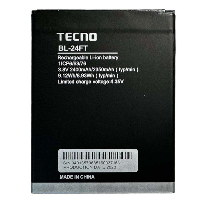 Акумулятор для Tecno F2 LTE (2400 mAh) BL-24FT