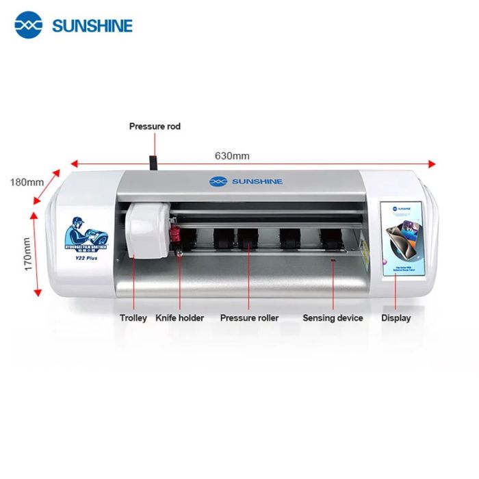 Плоттер Sunshine Y22 Plus для гідрогелевої плівки до 16 дюймів / безлімітне різання