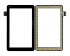 Тачскрін, сенсор HS1286 V090 232x142mm 45pin 9" Black