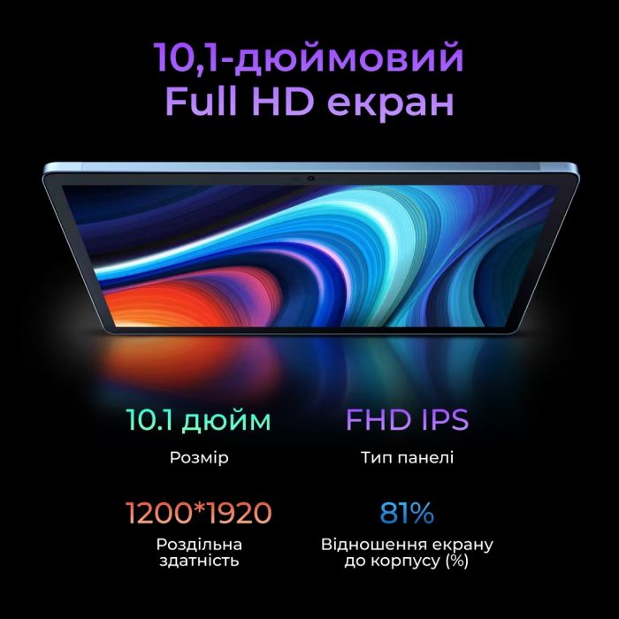 Планшет Blackview Oscal Pad 13 8/256Gb 4G LTE / 7680mAh / Space Gray (без коробки)