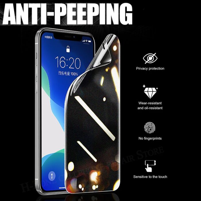 Гідрогелева бронеплівка для телефонів Sunshine SS-057S матова (Антишпигун) All Phone