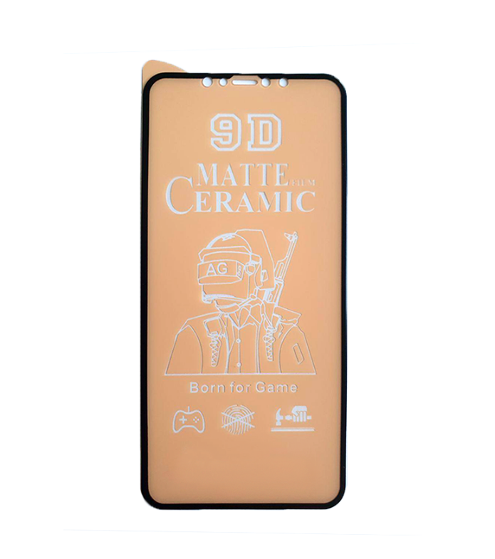 Защитное стекло Ceramic Glass для Samsung A013 Matte (A01 Core) Black