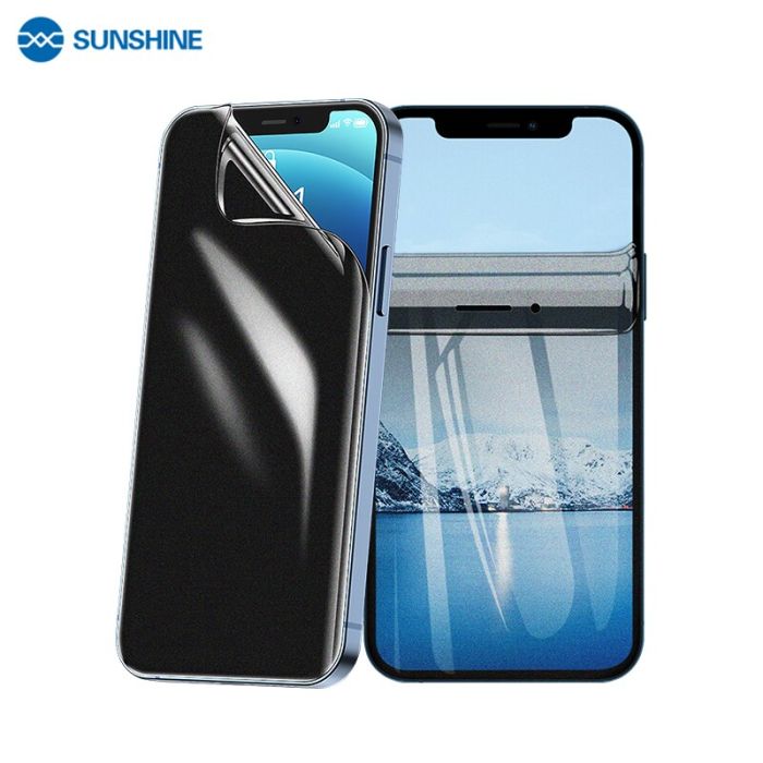Гидрогелевая бронепленка для телефона Sunshine SS-057S матовая (Антишпион) пачка 50шт