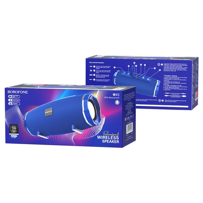 Bluetooth-колонка Borofone BR3 (Синій)