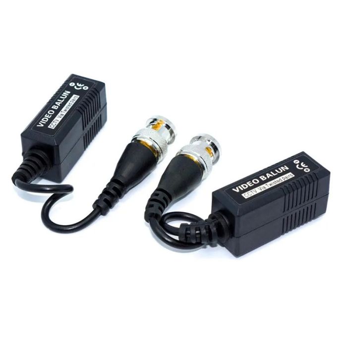 Передатчик видео Video Balun BNC для CCTV камер видеонаблюдения, 2шт