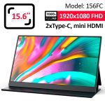 Монитор портативный 156FC / 15.6 '' / IPS / 1920x1080 / Type-C / HDMI / jack 3.5 мм / второй экран