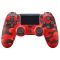 Беспроводной игровой контроллер Doubleshock 4 джойстик геймпад Playstation PS4 / Pro / Slim / PS3 Red Camo