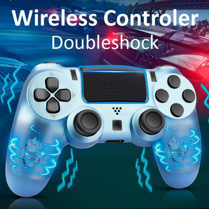Бездротовий ігровий контролер Doubleshock 4 джойстик геймпад Playstation PS4 / Pro / Slim / PS3 Red Camo