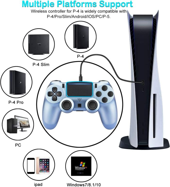 Бездротовий ігровий контролер Doubleshock 4 джойстик геймпад PS4 / Pro / Slim / PS3 FIFA 1