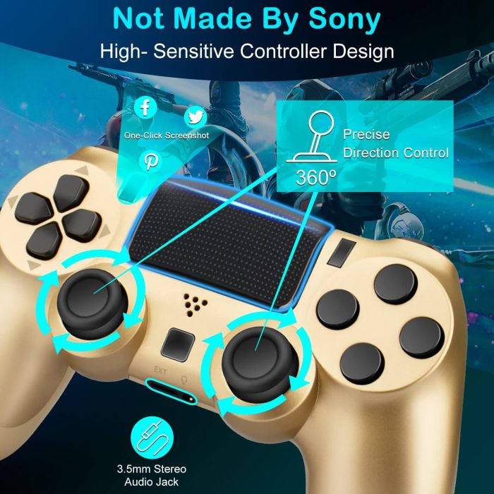 Бездротовий ігровий контролер Doubleshock 4 джойстик геймпад PS4 / Pro / Slim / PS3 GTA