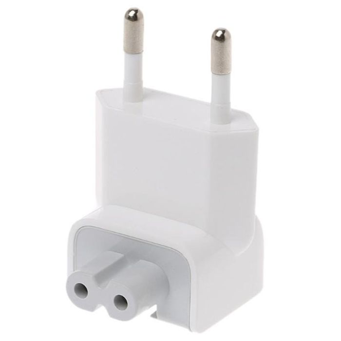 Перехідник для блока живлення Apple Macbook iPad / 220V EU Plug / A1401 / Білий