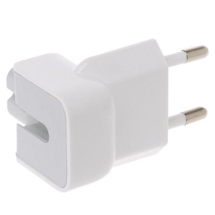Перехідник для блока живлення Apple Macbook iPad / 220V EU Plug / A1401 / Білий
