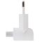 Перехідник для блока живлення Apple Macbook iPad / 220V EU Plug / A1401 / Білий