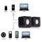 Колонки 2.0 JEDEL JD-CK4 USB + 3.5mm, 2x3W, 90Hz- 20KHz, з регулятором гучності, Black, BOX