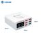Швидкий зарядний пристрій Sunshine SS-304Q 3.5A / 5xUSB / 1xUSB QC3.0 / 40W White