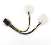 Переходник питания Cablexpert CC-PSU-6 2x4pin*6pin для ВИДЕОКАРТ (CC-PSU-6)