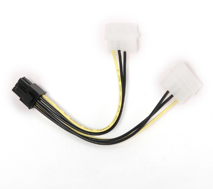 Переходник питания Cablexpert CC-PSU-6 2x4pin*6pin для ВИДЕОКАРТ (CC-PSU-6)
