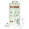 Кабель Profit QY-81 Type-C to Type-C 1m PD3A White