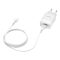 Мережевий зарядний пристрій Hoco C73A  2.4A with MicroUSB cable White