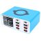 Швидкий зарядний пристрій + бездротове заряджання RELIFE RL-304S 4xUSB / 2xType-C PD3.0 / 2xUSB QC3.0 / 110W