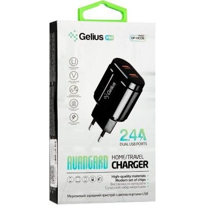 СЗУ Gelius Pro Avangard GP-HC06 2USB 2.4A Black
