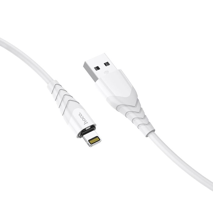 Кабель HOCO X63 Racer magnetic for Lightning 2,4A/1m. White