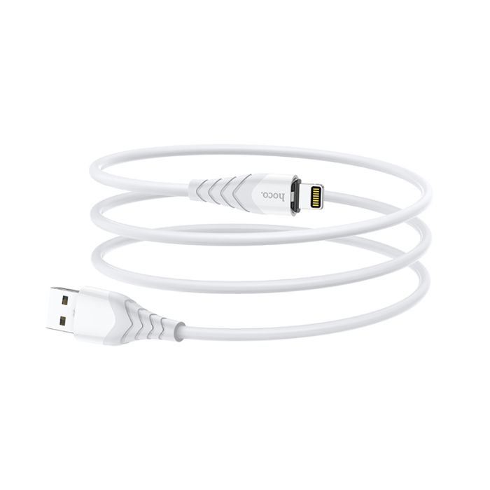 Кабель HOCO X63 Racer magnetic for Lightning 2,4A/1m. White