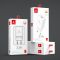 Мережевий зарядний пристрій Biboshi C11 1 USB 3.1A white