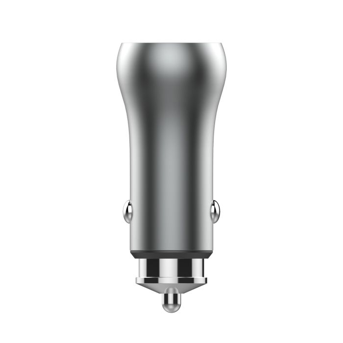 Автомобільний зарядний пристрій Biboshi Z04 1 USB 1 Type-C PD-20W silver
