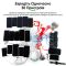 Зарядний пристрій RELIFE RL-304M / 2.4A / 30 USB / 160W