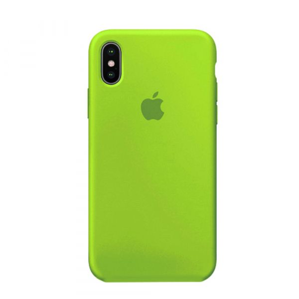Silicone Case Full for iPhone XR (60) party green