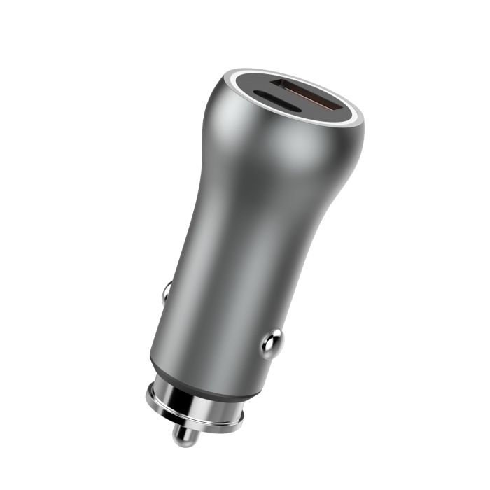 Автомобильное зарядное устройство Biboshi Z04 1 USB 1 Type-C PD-20W silver