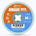 Оплетка для снятия припоя Amaoe Wick 3015 / длина 1.5 м / ширина 3.0 мм