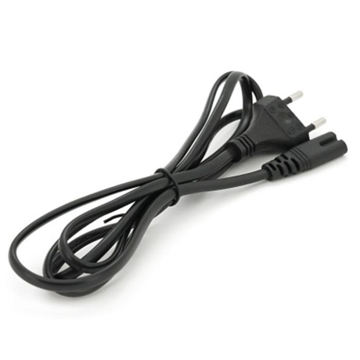 Кабель питания PC-184/2 CEE7/16-C7 2 pin / для бытовой техники / 2x0.5мм,1.5м / Black, OEM