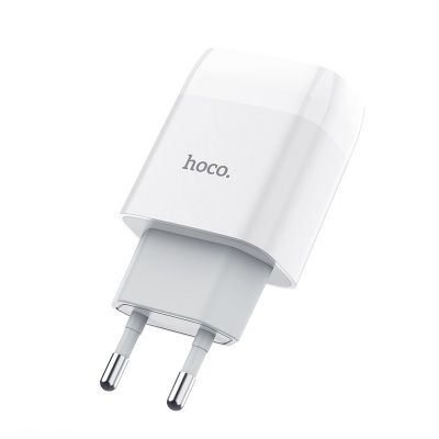 Сетевое зарядное устройство Hoco C73A 2 USB 2.4A белое