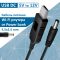 Кабель питания USB DC 5В на 12 В / 5.5 мм для работы роутера от Powerbank