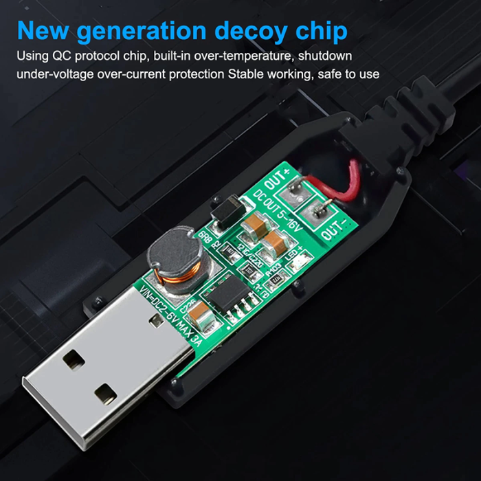 Кабель питания USB DC 5В на 12 В / 5.5 мм для работы роутера от Powerbank