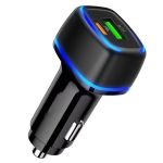 Автомобильное зарядное устройство 38W Profit ES-D101 PD20W QC USB C+A (Black)