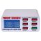 Быстрое зарядное устройство Kaisi  / цифровая индикация / 3.5A / 5xUSB / 1xUSB QC3.0 / 40W