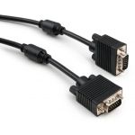 Кабель мультимедійний VGA 3.0m ferrits Vinga (VCPVGAF3BK)