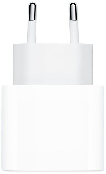 Сетевое зарядное устройство Apple Power Adapter MU7V2ZM/A 20W USB-C (Белый)