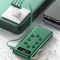 Power Bank VNpower K305 10000 mAh + кабель 4в1 USB/Micro/Type-C/Lightning/Фонарик Green