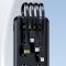 Power Bank VNpower K305 10000 mAh + кабель 4в1 USB/Micro/Type-C/Lightning/Ліхтарик Black